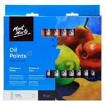 Set de creație Mont Marte PMHS0032 Set vopsele ulei 24buc x 12ml