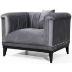 Fotoliu Trendy La moda-Gri inchis 89x79x105cm