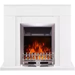 Șemineu electric ArtFlame Agnes white & Galileo silver