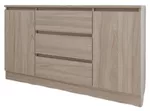 Comodă Smartex (16229) Т4 160cm Stejar Deschis