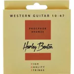 Accesoriu p/u instrumente muzicale Harley Benton HQS WE 10-47 PB set corzi chitara acustica