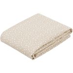 Комплект подушек и одеял Kikka Boo 31103010062 Paturica de muselina cu strat dublu Dots Beige, 100x100 cm