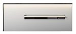 Accesoriu pentru încorporabile Falmec MODULE PANEL AIR WALL 150cm RIGHT White Glass Black PROFILE