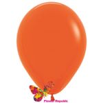 Латексный воздушный шар Оранжевый- 30 см