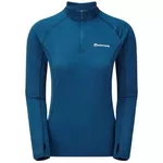 Îmbrăcăminte sport Montane Tricou dame Allez Micro Pull On Narwhal blue 38 (FAMPONARM09)