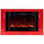 Камин электрический ArtFlame Bernard mini & Adeli, 725x1215x300 mm, Rosu