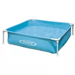 Бассейн каркасный Intex 57173 Mini Frame, cadru metalic, 122х122х30 cm, 342L, 2+