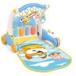 Коврик игровой Huanger (19605) Covoras cu zornaitoare 2in1 albastru HE0612