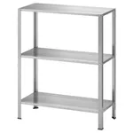 Офисный стеллаж Ikea Hyllis 60x27x74 inox