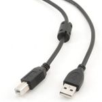 Cable USB, AM/BM,  3.0 m, USB2.0  Premium quality with ferrite core, CCF-USB2-AMBM-10
