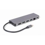 Переходник для IT Gembird A-CM-COMBO5-05, USB Type-C 5-in-1 multi-port