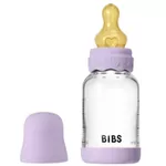 Поильник BIBS 50192291 Biberon din sticla anticolici Boheme Violet Sky cu tetina din latex 0+ luni, 120ml