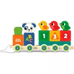 Игрушка Kids Hits KH20/037 Деревянная поезд Happy Train