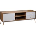 Comodă TV Deco Marani 2 polite 150x40x51H Oak/White