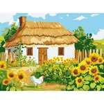 Картина по номерам Ideyka (KHO6350) Hometown, 30х40