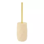 Ёршик для унитаза Tendance 55715 Ромб с подставкой, бежевый, из АБС+резина