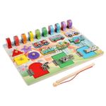 Развивающая доска New World 27491 Busyboard Transportul Vesel, 184100