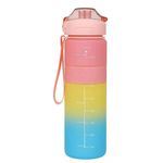 Бутылочка для воды Arena бутылка YY255103 1000 ml розовая