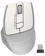 Mouse Wireless A4Tech FG30S, White/Gray