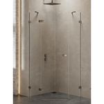 Cabină de duș New Trendy Avexa Gunmetal Brushed Pentagonal R 90x90x200 Hinged EXK-3832