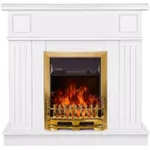 Камин электрический ArtFlame Marina white & Gala gold