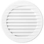 Вентилятор вытяжной airRoxy Решетка 02-225 круглая PVC пластик