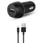 Încărcător pentru automobil ttec 2CKS20LS USB-A 2.1A with Lightning Cable, Black