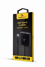 Adapter  Type-C to HDMI socket 0.15m Cablexpert, up to 4K at 30 Hz  A-CM-HDMIF-03