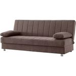 Диван Trendy Economix, extensibila cu lada de depozitare, 190x82x80, Maro