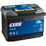 Автомобильный аккумулятор Exide EXCELL 12V 74Ah 680EN 278x175x190 -/+ (EB740)