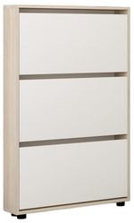 Полка для обуви Mobildor-Lux Leo Slim 60x16x125H cm Sonoma/White