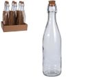 Бутылка 500ml, H27cm, с пробкой