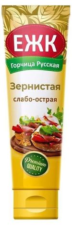 Горчица ЕЖК русская зернистая, 130г