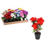 Plantă artificială Promstore 49436 Flori artificiale in ghiveci 20cm