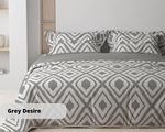 Домашний текстиль Relaxe Home 023433 Lenjerie de pat Soft Dreams (200x220 Euro) Grey Desire