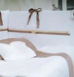 Lenjerie de pat pentru copii PernaMea Set lenjerie 8 piese Renaissance Maro (PM.101641/2)