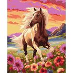 Картина по номерам Ideyka (KHO6584) A graceful horse, 40х50