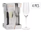 Set pocale pentru sampanie Vinissimo 4buc, 210ml