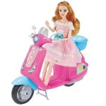 Кукла Essa 131-4 Set de joc Păpușa cu motocicleta