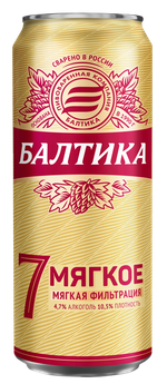 Балтика Мягкое №7 0.45Л Ж/Б