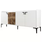 Тумба Trendy Venedik, Alb 180x78x35cm