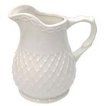 Veselă pentru băuturi Promstore 00467 Ulcior ceramic 1L, alb