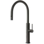 Смеситель кухонный Gessi 60026-707 Gessi 316 Black Metal Brushed PVD