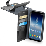 Cellular Sam. G965 (Gal. S9+), Book Agenda Case, Black