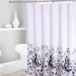 Perdea de duș Hydro S Bella, alb/gri/negru