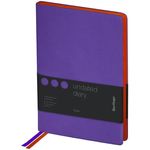 Carnet Berlingo RL276412 Agenda nedatata Fuze A5, 136 foi, violet