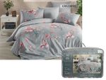 Lenjerie de pat 2pers NH Comforter Liya cu plapuma si perne, policotton