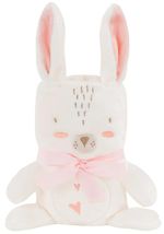 Lenjerie de pat pentru copii Kikka Boo 31103020110 Paturica 3D brodata Rabbits in Love