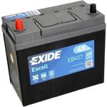 Автомобильный аккумулятор Exide EXCELL 12V 45Ah 330EN 237x127x227 +/- (EB457)