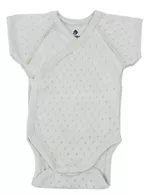 Haine pentru copii Minikin 25100562 Ажурный листик Боди р-р62, серый светлый, унисекс